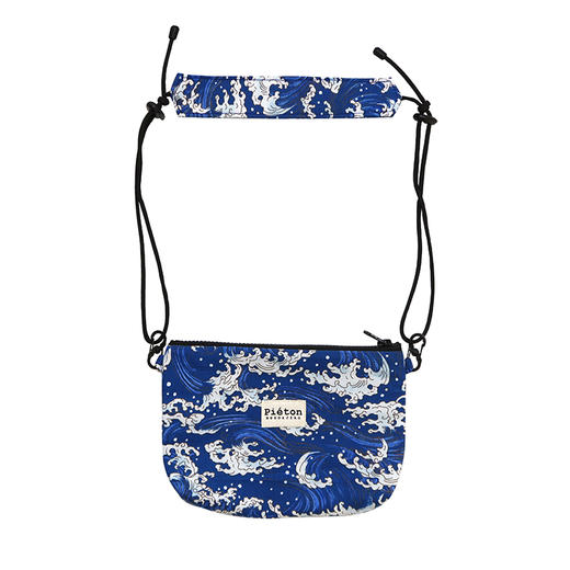 HUJI祤集pieton斜挎包插画海浪 商品图3