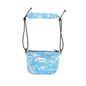 HUJI祤集pieton斜挎包插画海浪