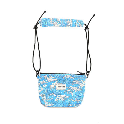 HUJI祤集pieton斜挎包插画海浪 商品图0