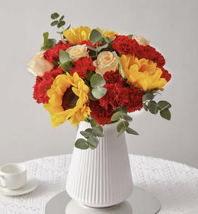 【幸福时光】向日葵主题瓶花