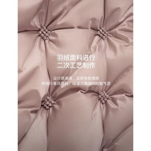 OLrain欧芮儿宽松长袖羽绒衣羽绒服女短款杏色黑色 商品图5