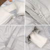 OLrain欧芮儿法式短款羽绒服女冬季2025新款毛领白鸭绒面包服外套 商品缩略图7