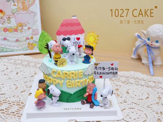 1027CAKE |  史努比主题 卡通蛋糕 商品图0