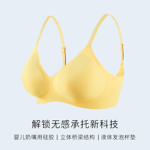 幸棉Soft系列女士V领美背内衣+液体软支撑2.0 商品图3