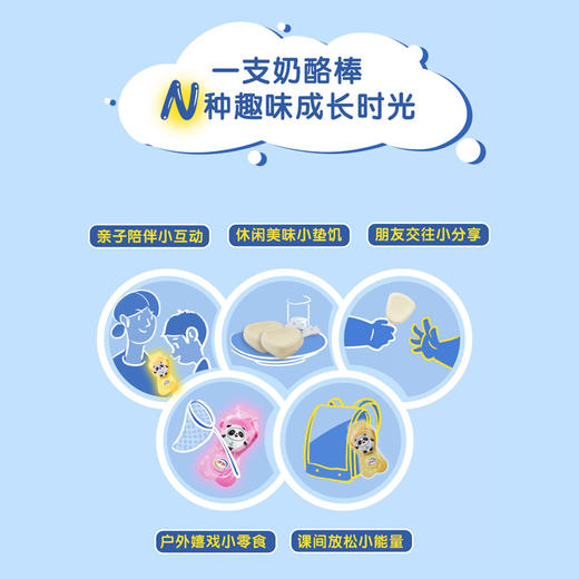 伊利冰墩墩奶酪棒+妙可蓝多奶酪棒    儿童高钙营养零食 商品图3