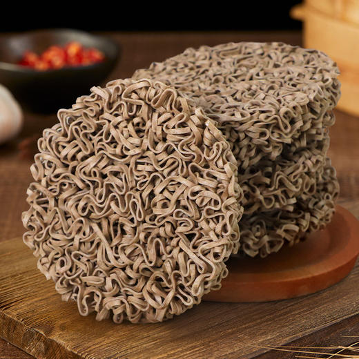 「10袋装！代餐粗粮」白象荞麦面饼60g 非油炸主食健身低脂肪速食方便面零食 商品图2