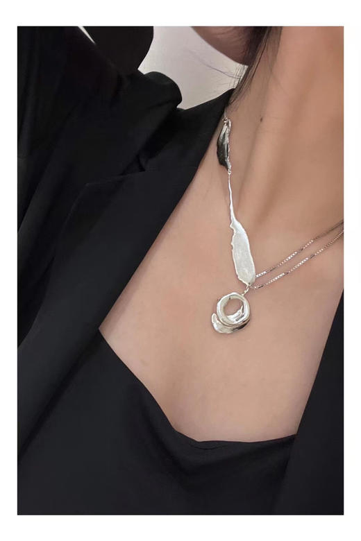 ABOAB｜Selene Necklace [ 项链 银 ]【PHASE】 商品图6