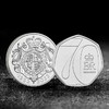 英国女王伊丽莎白二世登基70周年纪念卡币 商品缩略图3