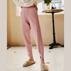欧芮儿休闲裤女秋冬新款2021高腰显瘦时尚宽松直筒百搭哈伦针织裤 商品缩略图3
