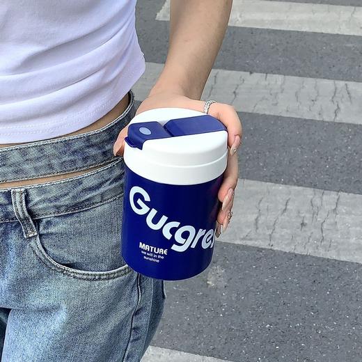 吸管保温杯新款水杯子ins简约小众 学生上课 不撞款 商品图1