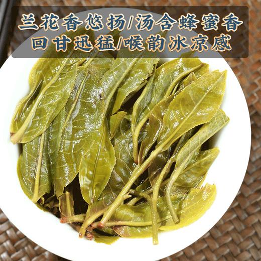 吉顺号普洱茶2022年古树茶500年树龄 滑竹梁子《蓝票》普洱生茶饼357克/饼 商品图7