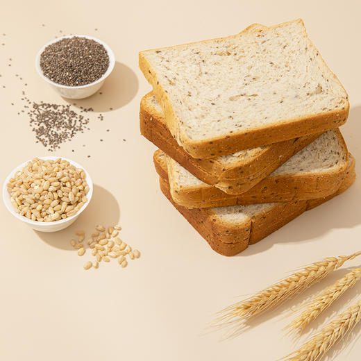 轻食兽奇亚籽全麦0脂面包 持久饱腹真全麦 够新鲜 商品图4