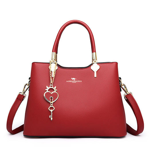 红色婚包妈妈包大容量，手提单肩包时尚斜挎包 XH2014 商品图1