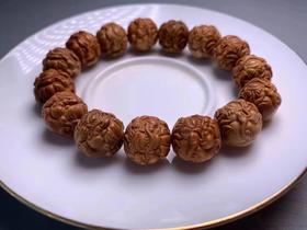 【青山特惠】印度迈索尔老山檀招财辟邪1.5*15颗貔貅手串L28