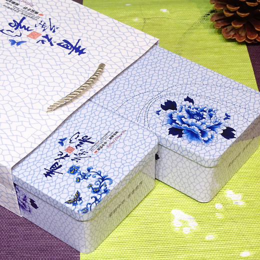 【食品酒水】福建新茶铁观音乌龙茶组合装铁盒礼盒装俩盒送礼袋 商品图2