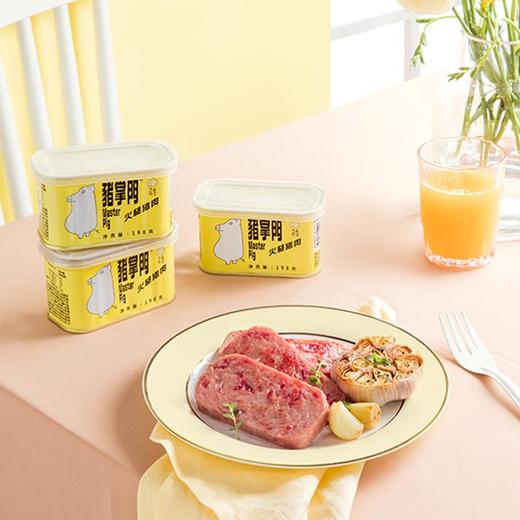 午餐肉罐头198g*3    猪掌门 精选优良标猪   90%含肉量   大块肉粒看得见 商品图7