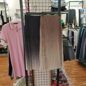 女百褶半折裙2528