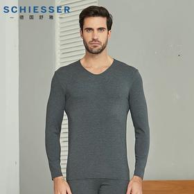 【蚕丝随型裁】SCHIESSER秋冬新款 德国舒雅内衣男 铂雅桑蚕丝再生纤维无痕男保暖上衣95/13018Q 95/13019Y
