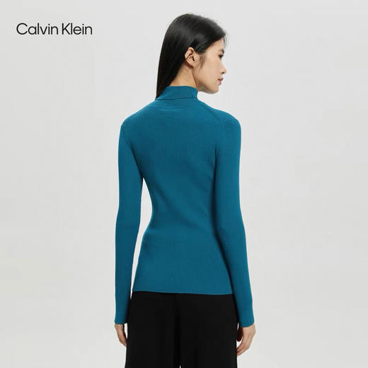 【9月21日上午11:00返场秒杀】C家 圆领和高领 2款实用针织打底衫 巨舒适 春秋女装简约舒适打底修身针织衫 商品图9