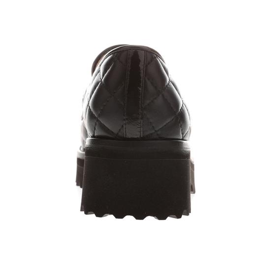 sheme  新中式塔塔尔族皮窝子工艺菱格纹厚底乐福单鞋可定制 商品图3