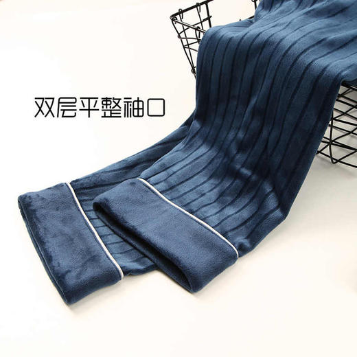 【海岛绒】SCHIESSER秋冬新品舒雅男士加厚家居服高端铂雅金丝绒系带浴袍睡袍99/18955R 商品图2