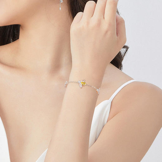 Fanci范琦 S925银 【蜂之舞】手链奇遇花园系列原创设计蜜蜂 商品图3