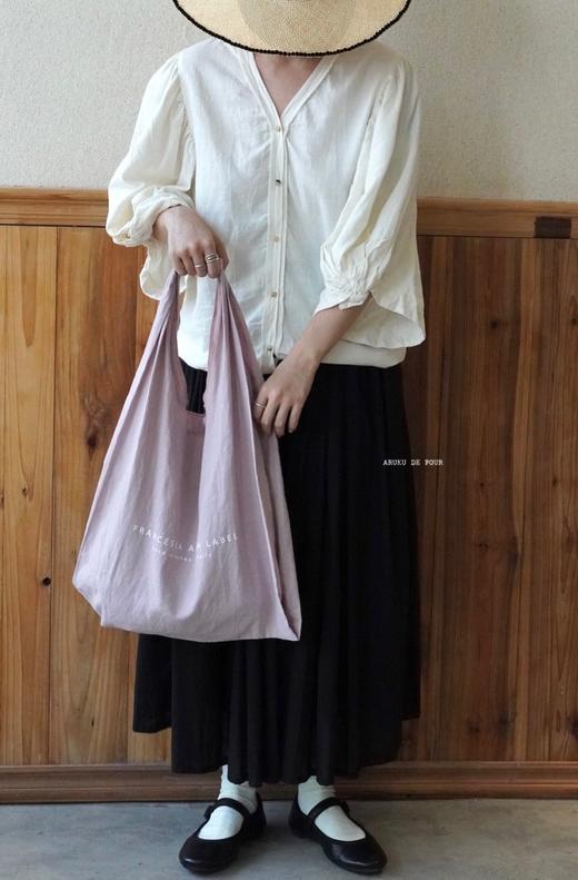 elsa esturgie 奶白结袖衬衫上衣 商品图8