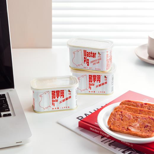 午餐肉罐头198g*3    猪掌门 精选优良标猪   90%含肉量   大块肉粒看得见 商品图5