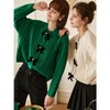 欧芮儿开衫毛衣外套女秋冬新款2021宽松显瘦时尚复古针织麻花上衣 商品缩略图4