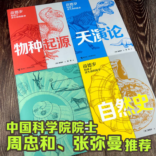 进化论三书：物种起源、天演论、自然史儿童版，大科学家苗德岁给孩子的科普桥梁 商品图1