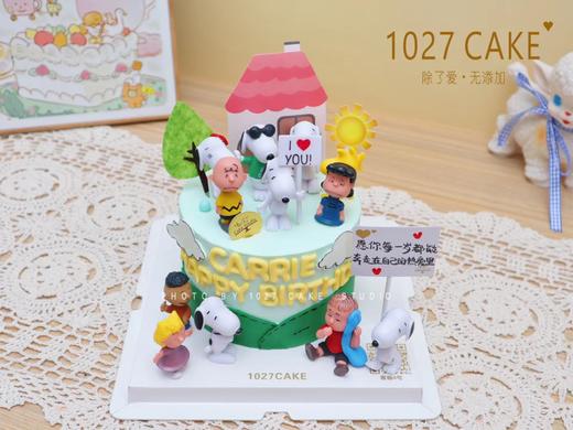 1027CAKE |  史努比主题 卡通蛋糕 商品图1