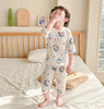 【透气 柔软 会呼吸】夏季新款儿童呼吸棉套装a类纯棉家居服男可爱透气七分袖睡衣 商品缩略图3