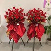 红红火火-红色系开业庆典三脚架花篮一对 商品缩略图0