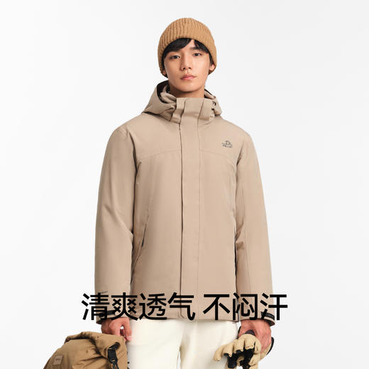 伯希和户外三合一冲锋衣男款可拆卸鹅绒内胆保暖羽绒服滑雪登山服 商品图1