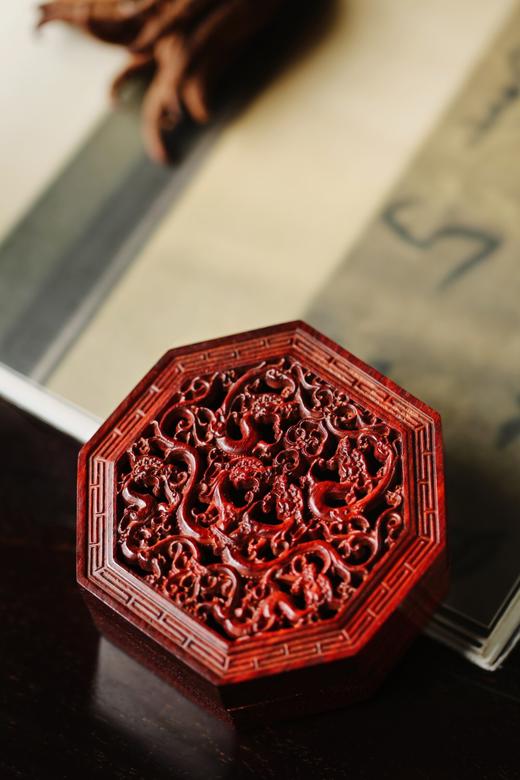 【青山特惠】小叶紫檀 璃龙 熏香炉 b101 商品图1