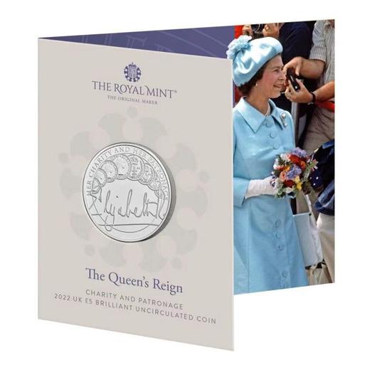 2022英国女王统治系列纪念币，带女王签名 商品图6