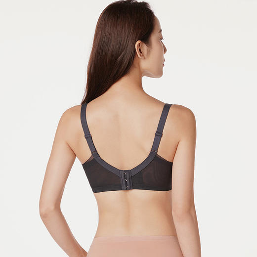 都市丽人聚拢升杯聚拢杯B杯常规内衣蕾丝中厚3/4杯文胸三排扣树脂胶圈YB21A1 商品图2