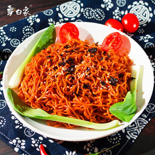 「一袋5包装」白象火鸡面10包/5包甜辣味干拌面国产韩式风味面速食面零食粮油米面 商品图2