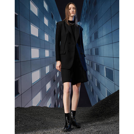 VIMAGE纬漫纪冬季新款简约通勤西装外套女V1803431 商品图1