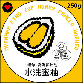 缅甸 水洗·蜜柚 山泉水水洗 中度烘焙 手冲咖啡豆/250g