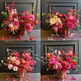 《典雅》高档手提花篮下单备注款式