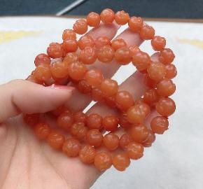 南红佛头手串--9-10mm 商品图0