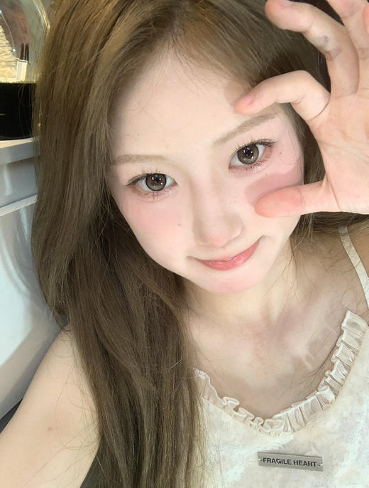 店主推荐丨高光奶茶·Hushlens丨透亮玻璃珠14.2mm（年抛/2片装） 商品图1