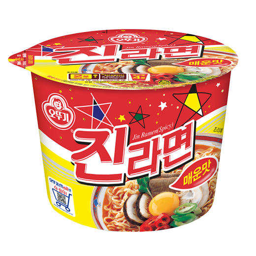 오뚜기 진라면매운맛컵대110g 商品图0