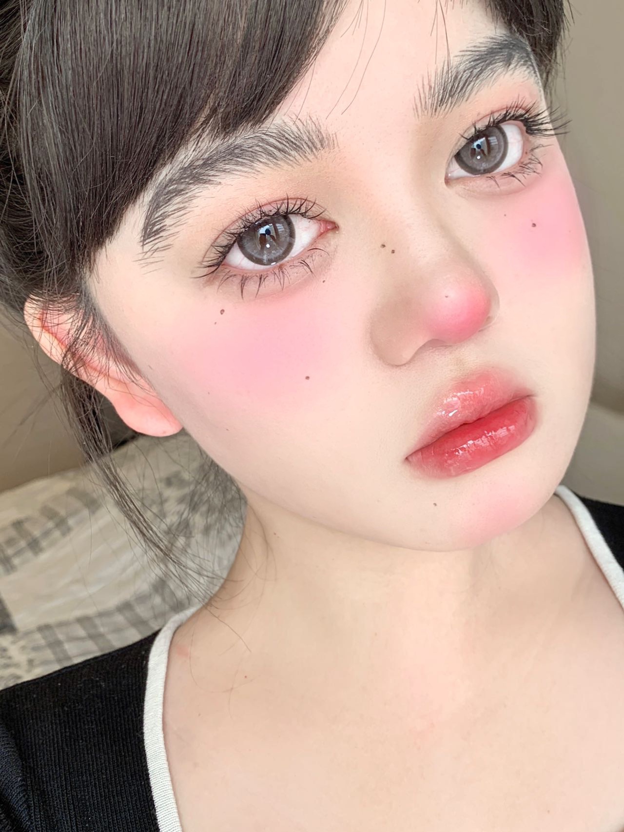 BLUSHGIRL年抛隐形眼镜 触及真心14.5mm 一副/2片-VVCON美瞳网13