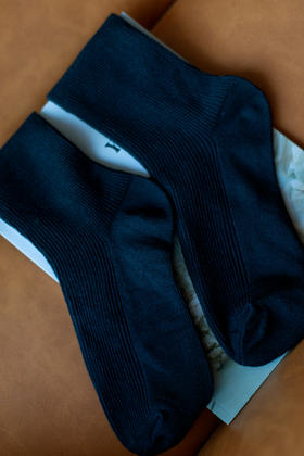 黑色瘦瘦袜（一组六双）