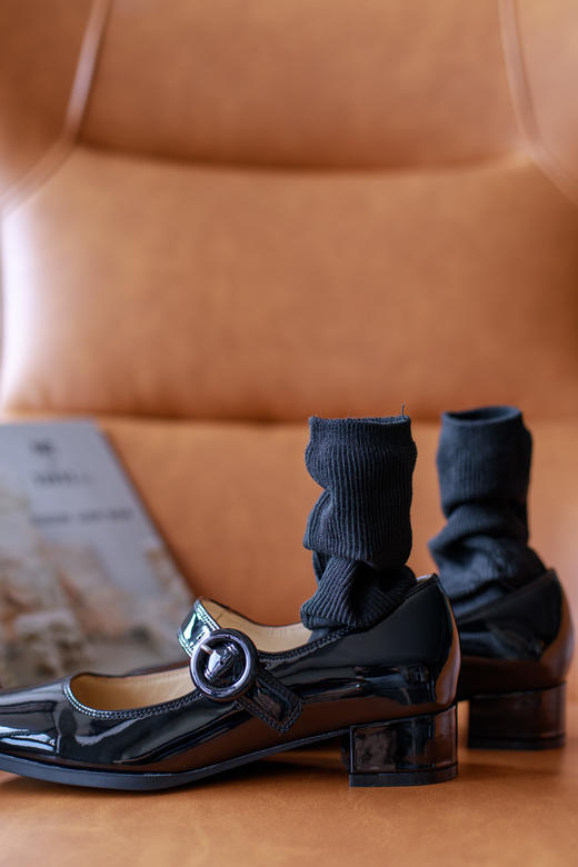 黑色瘦瘦袜（一组六双） 商品图3