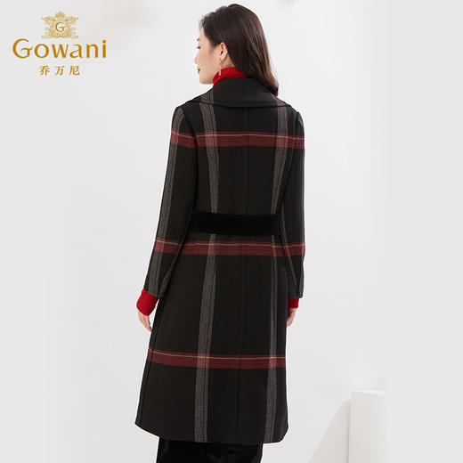 【100%绵羊毛】乔万尼新款羊毛呢大衣英伦风中长款EF3A809 商品图3