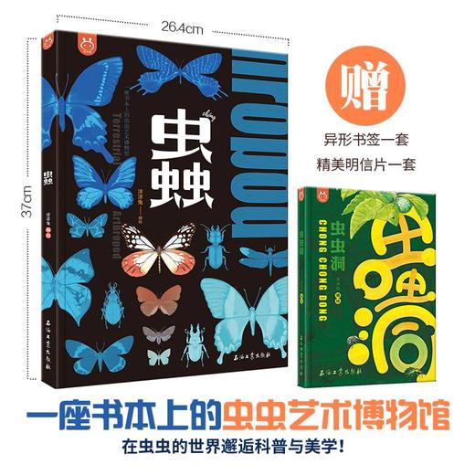 【精装】蟲：一座书本上的昆虫艺术博物馆 赠 书签+ 明信片 商品图0