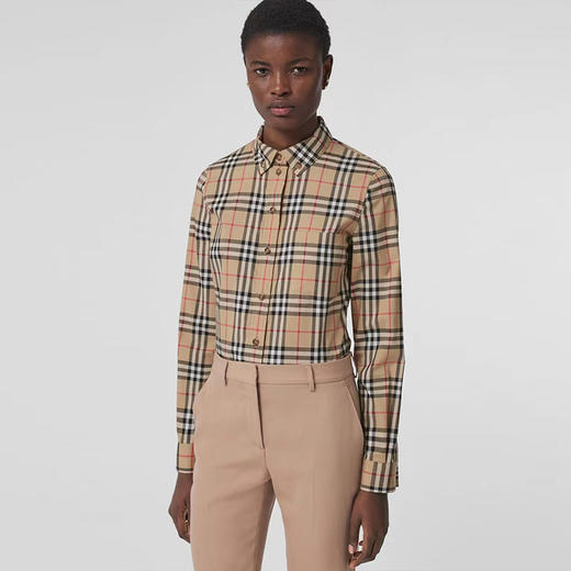 【格纹女士休闲衬衫 100％高支纯棉】大牌尾单 无标 介意慎拍 非质量问题不退换 商品图9